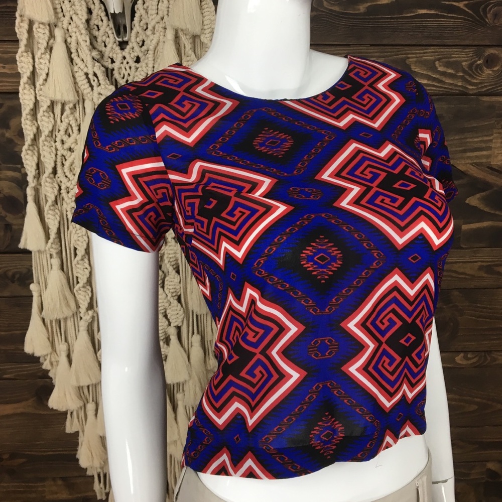 Fun & Flirt | Geometric Aztec‎ Top - Picture 2 of 5
